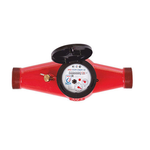 Счетчик воды ЭКО НОМ СВ ДМ-32 ДУ 32 РУ 16 универсальный многоструйный
