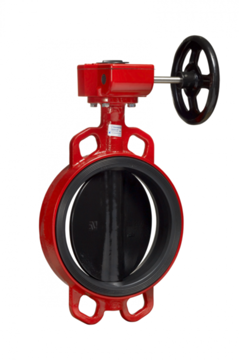 Затвор Гранвэл ЗПВС Ду 50 Ру 16 FL(W)-3-050-MDV-E дисковый поворотный межфланцевый с редуктором