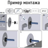 Гидроизоляционная мембрана HL800P/40-50 DN40/50 для прохода через фундамент, ПВХ полотно 3