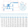 Кран шаровой балансировочный Маршал 10нж47фт-01 11ЦрФ.01.1 DN 25/20 PN 40 стандартнопроходной фланцевый 3