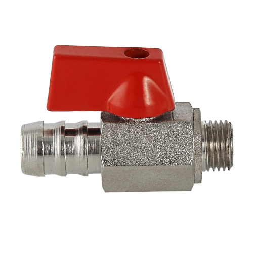 Кран шаровой VALTEC 1/4" Ду8 Ру40 дренажный со штуцером VT.435.N.02