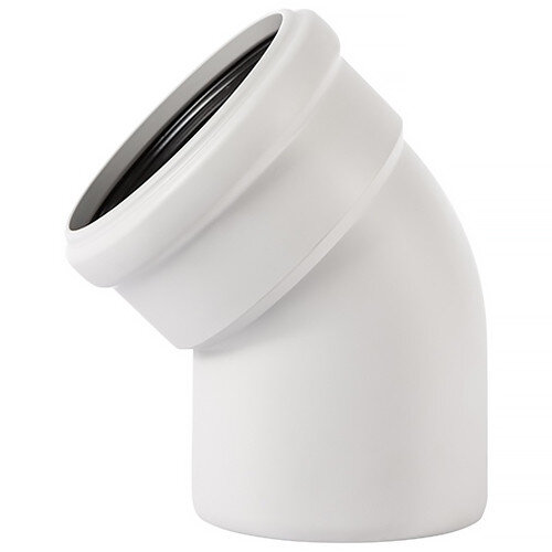 Отвод канализационный бесшумный PP-MD Ostendorf Skolan Safe SKB DN 200х45°