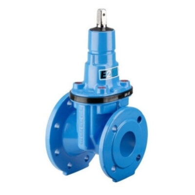 Задвижка HAWLE 4150E2 DN 250-200 PN 10 фланцевая клиновая чугунная с обрезиненным клином переходная