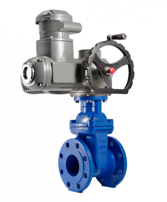 Задвижка ADL ГРАНАР KR12 Ду 250 Ру 16 с электроприводом AUMA SA 14.6 фланцевая клиновая