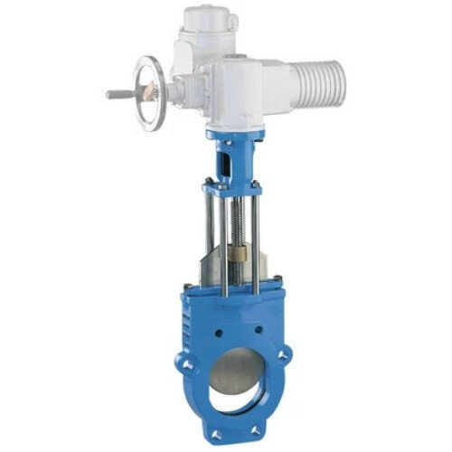 Задвижка HAWLE 3600EL DN 200 PN 10 шиберная ножевая гильотинного типа с адаптером для электропривода AUMA