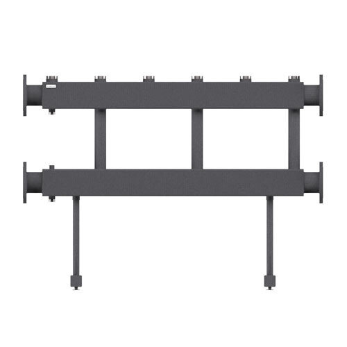 Коллектор распределительный GIDRUSS MK-1000-3x50 3-х контурный НР 2" Ду 100 Ру 6 модульный