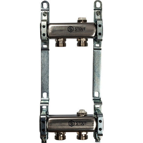 Коллектор STOUT для радиаторной разводки 2 выхода