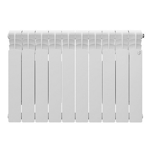 Алюминиевый радиатор Royal Thermo Revolution 500 2.0 - 10 секц. Bianco Traffico