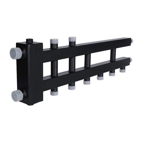 Коллектор распределительный ROMMER RDG-0060-024035 5-ти контурный НР 1 1/4" Ду 32 Ру 4 дублёр компакт с гидравлическим разделителем 1