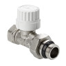 Клапан радиаторный Valtec VT.038 1/2" М30х1,5 DN 15 PN 10 прямой с преднастройкой 1
