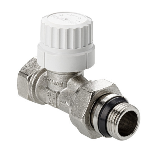 Клапан радиаторный Valtec VT.038 1/2" М30х1,5 DN 15 PN 10 прямой с преднастройкой 1