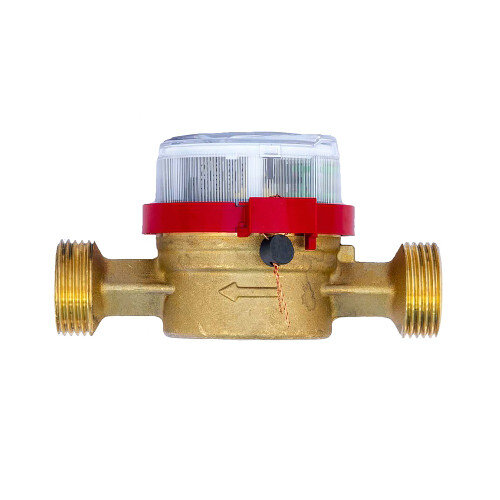 Счетчик для горячей воды Тепловодомер ВСГН-20 крыльчатый одноструйный резьбовой