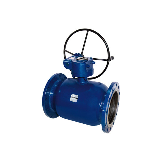Кран DENDOR F3530 DN 600 PN 16 шаровой с редуктором фланцевый 1