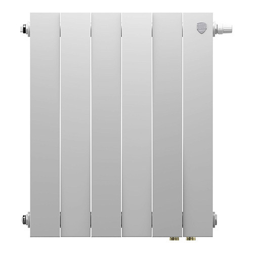 Радиатор биметаллический Royal Thermo PianoForte 500 VD (6 секций) Bianco Traffico 2