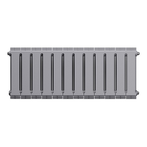 Радиатор биметаллический Royal Thermo PianoForte 300 (12 секций) Silver Satin 3