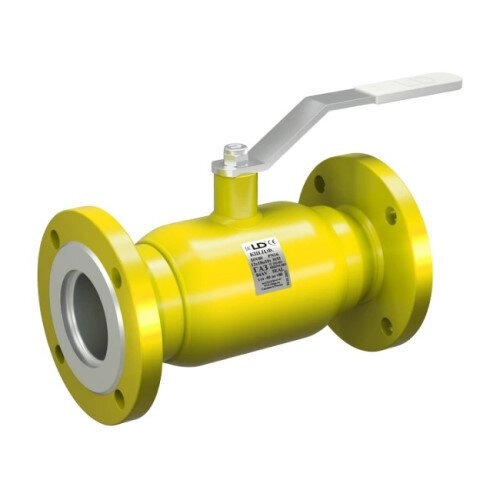 Кран шаровой цельносварной LD КШ.Ц.Ф.GAS.100.016.П/П.01 Ду 100 Ру 16 нержавеющий полнопроходный фланцевый L = 230