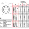 Клапан Tecofi CB5440 DN 700 обратный одностворчатый межфланцевый PN 16 4