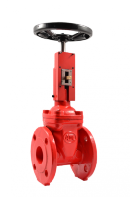 Задвижка ADL ГРАНАР KR14 Ду 150 Ру 16 для пожаротушения фланцевая с обрезиненным клином KR14.02.150.16 Ф/Ф