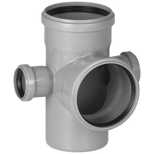 Крестовина-пятерник канализационная PP-H Ostendorf HT HTEDLR DN 110х50/50х110х87°