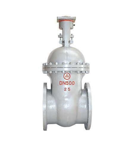 Задвижка Tecofi VOC4241CM-00 DN 300 PN 10/16 фланцевая клиновая чугунная под электропривод с обрезиненным клином