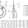 Клапан обратный Benarmo 3061 DN 150 PN 16 одностворчатый межфланцевый 3