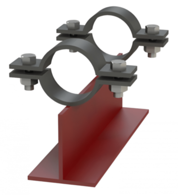 Опора 159-ТХ-БС22 Ду 159 мм ОСТ 36-146-88 неподвижная