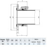 Фланец HAWLE 0400 DN 125/110 System 2000 для ПЭ и ПВХ труб 4