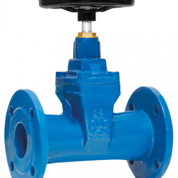 Задвижка FAF 6200 DN 150 PN 16 фланцевая клиновая чугунная под штурвал чугунная с обрезиненным клином