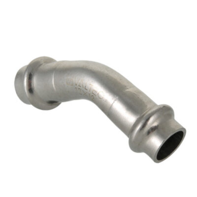 Угольник 45 градусов VALTEC VTi.959.I DN 108 PN 16 двухраструбный нержавеющая сталь