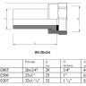 Штуцер VALTEC VTp.722 ВР 3/4" DN 20 PN 25 с накидной гайкой полипропиленовый комбинированный 2