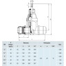 Вентиль Hawle 2630 пластик с муфтами ISO для ПЭ труб DN 1 1/2"/D50 2