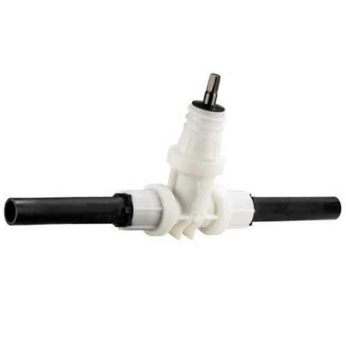 Вентиль Hawle 2675 с ПЭ патрубками для сварки POM PN 10 DN 2"/63