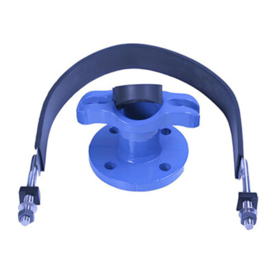 Хомутовый отвод фланцевый DN 250х100 для трубы 267-280 мм