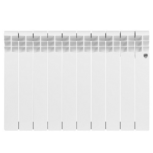 Алюминиевый радиатор Royal Thermo MONOBLOCK A 500 2.0 - 10 секц. Bianco Traffico