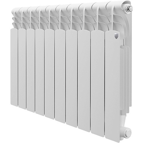Алюминиевый радиатор Royal Thermo Revolution 500 2.0 - 10 секц. Bianco Traffico 1