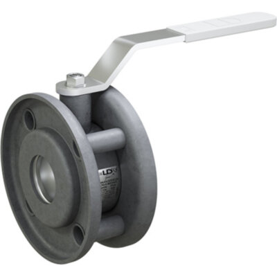 Кран шаровой LD Стриж 065.016.Н/П.02.Zn Ду 65 Ру 16 стальной неполнопроходный межфланцевый