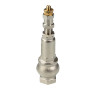 Клапан предохранительный VALTEC VT.1831.N.06 1" DN 25 PN 16 малоподъемный, пружинный, регулируемый, прямого действия, резьбовой, с возможностью ручного открывания, латунный с никелевым покрытием 7