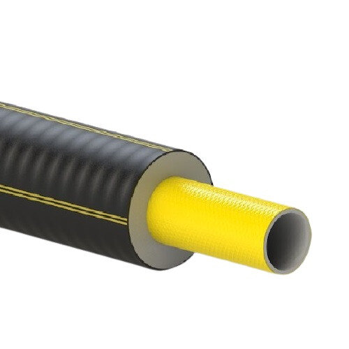 Гибкая труба в ППУ изоляции ИЗОПРОФЛЕКС-95А ПЭ-Х Р 1,0 МПа 160/200