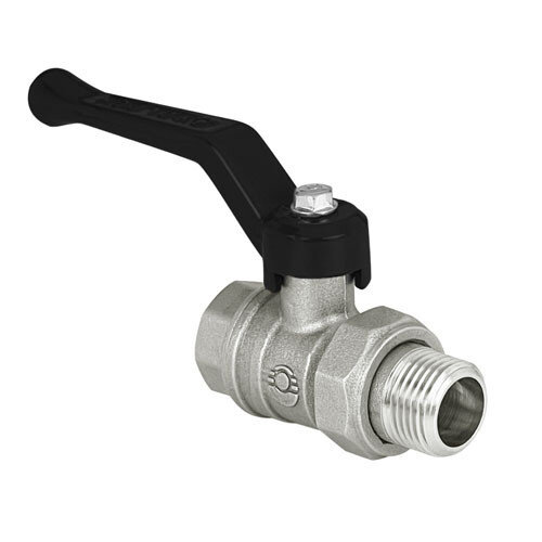 Кран шаровый VALFEX DELTA PRO VF.223 ВР-НР 1 1/4" Ду 32 Ру 40 с американкой никелированный латунный