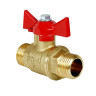 Кран шаровый VALFEX STANDART VF.219 НР 3/4" Ду 20 Ру 16 латунный 1