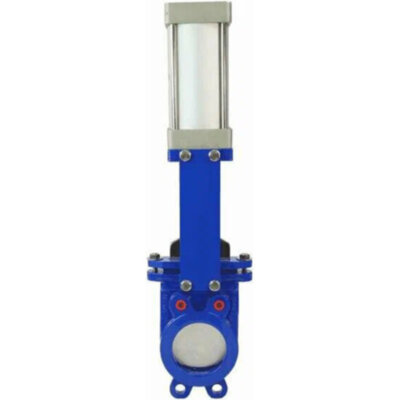 Задвижка шиберная Benarmo 1130P DN 600 PN 10 межфланцевая с пневмоприводом 2/стороннего действия с невыдвижным шпинделем, уплотнение - NBR