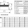 Муфта соединительная Benarmo ПФРК-Е 7011 DN 200 (200-200 мм) PN 10/16 фланцевая чугунная 2
