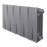Радиатор биметаллический Royal Thermo PianoForte 300 VD (10 секций) Silver Satin 1