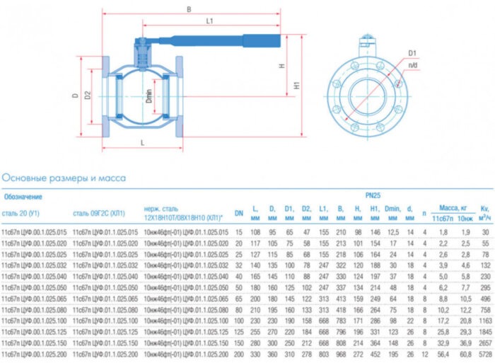 Кран шаровой укороченный Маршал 10нж46фт-01 ЦУФ.01.1 DN 200 PN 25 фланцевый под задвижку