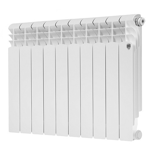 Алюминиевый радиатор Royal Thermo MONOBLOCK A 500 2.0 - 10 секц. Bianco Traffico 1