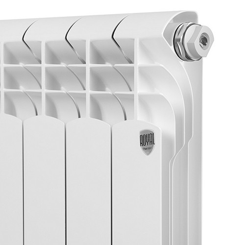 Алюминиевый радиатор Royal Thermo MONOBLOCK A 500 2.0 - 10 секц. Bianco Traffico 3