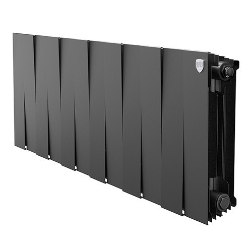 Радиатор биметаллический Royal Thermo PianoForte 300 (12 секций) Noir Sable