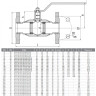 Кран шаровой цельносварной LD КШ.Ц.Ф.GAS.020.040.П/П.02 Ду 20 Ру 40 стальной полнопроходный фланцевый 2