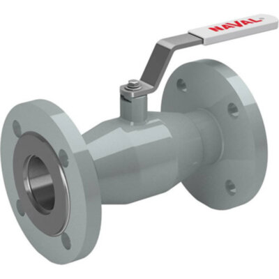 Кран шаровой NAVAL 286570 DN 65 PN 25 нержавеющий стандартнопроходный фланцевый