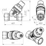 Редуктор давления VALTEC VT.081.N.04 1/2'' DN 15 PN 16 поршневой, латунный с никелированным покрытием 2